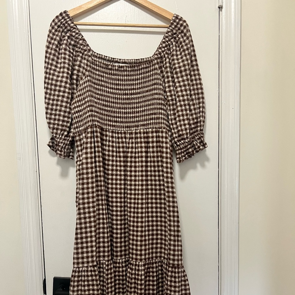 Madewell short sleeved smock dress size dress. Size Large